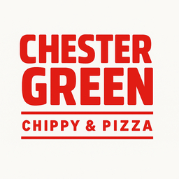 Chester Green Chippy & Pizza logo.